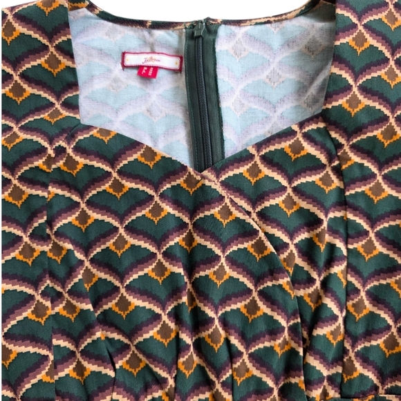 🌟 Joe Browns Geometric Fit & Flare Dress – UK 10 / US 6 🌟 - Picture 4 of 12